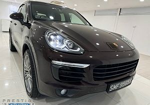 Porsche Cayenne Diesel E2-II TIP E6 Brown Rear Entertainment